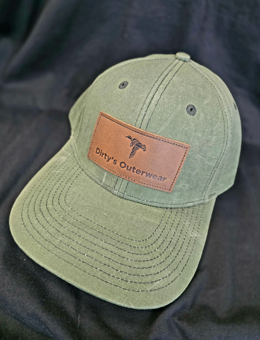 Waxed Canvas Cap with Patch