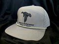 Grey Flat Brim Hat
