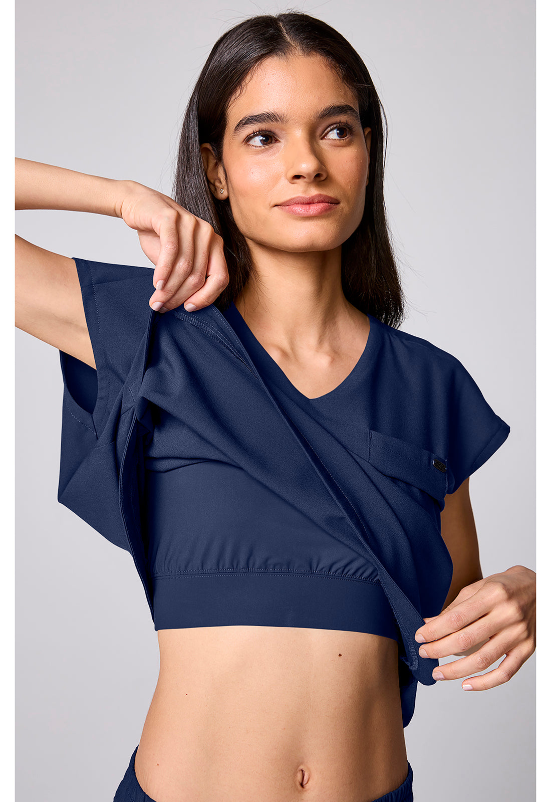Healing Hands Built In Bra Dolman Top