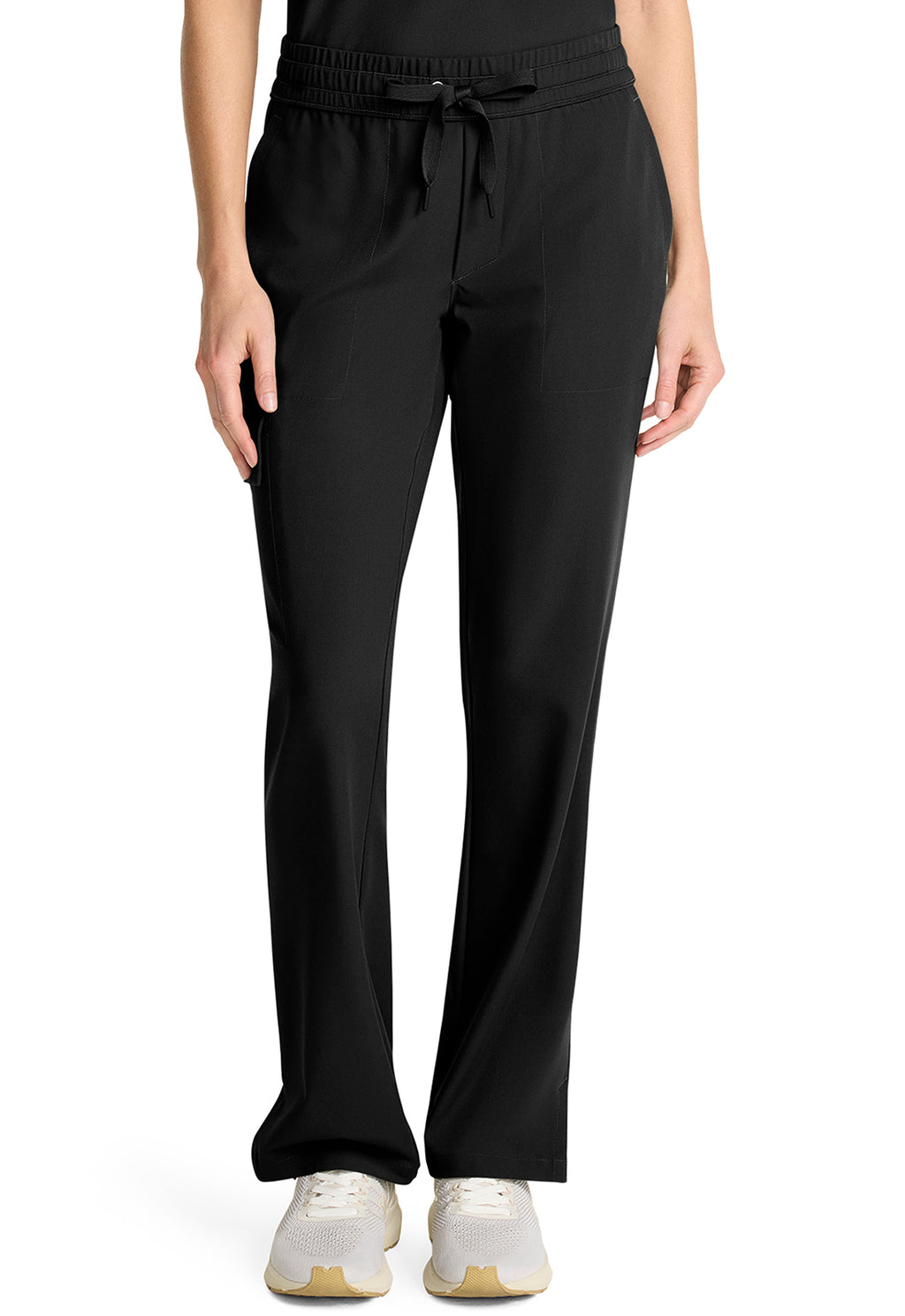 Healing Hands Mid Rise Drawstring Straight Leg