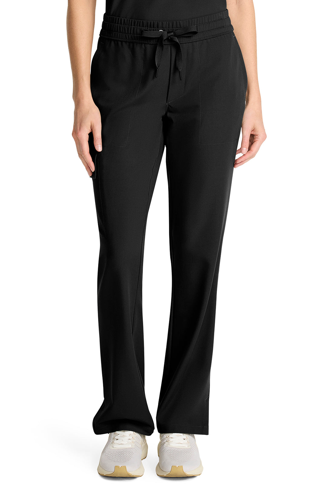 Healing Hands Mid Rise Drawstring Straight Leg