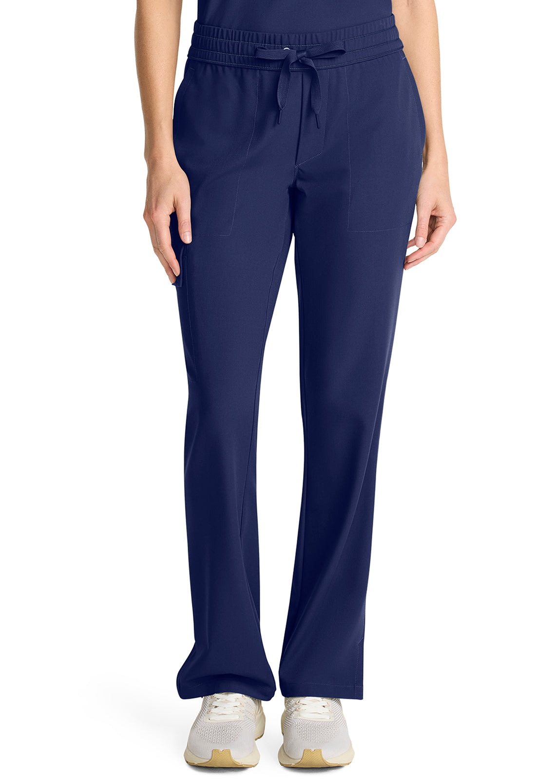 Healing Hands Mid Rise Drawstring Straight Leg