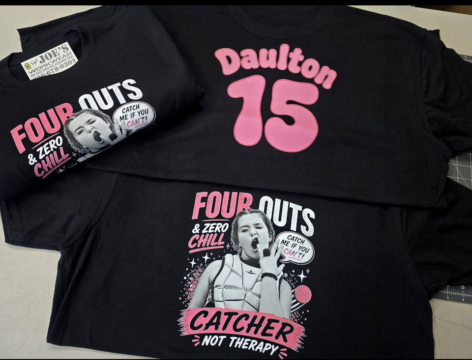 CUSTOM EMBROIDERY, DTF(DIRECT TO FILM) PRINTING