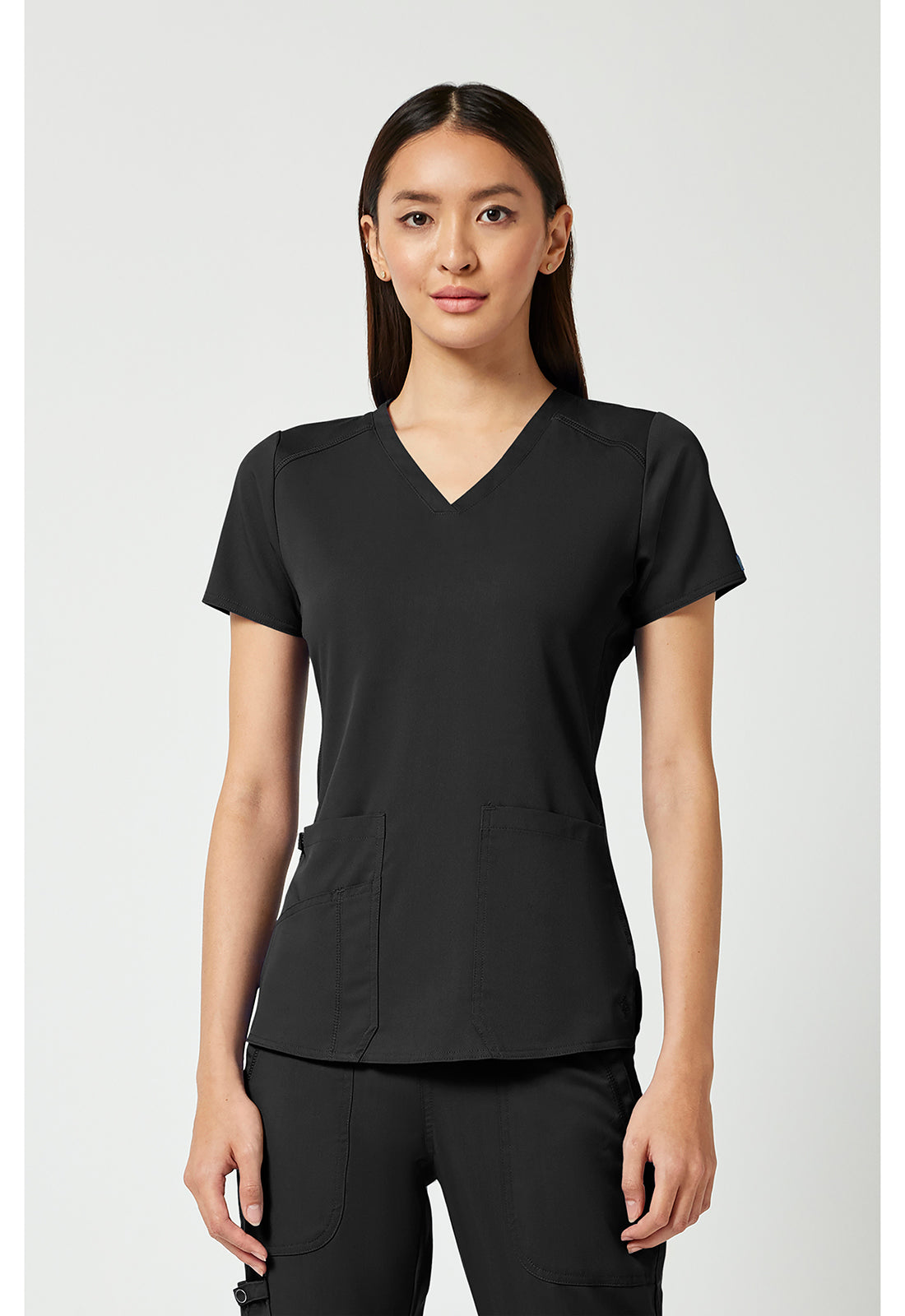 MedCouture V-Neck Shirttail Top
