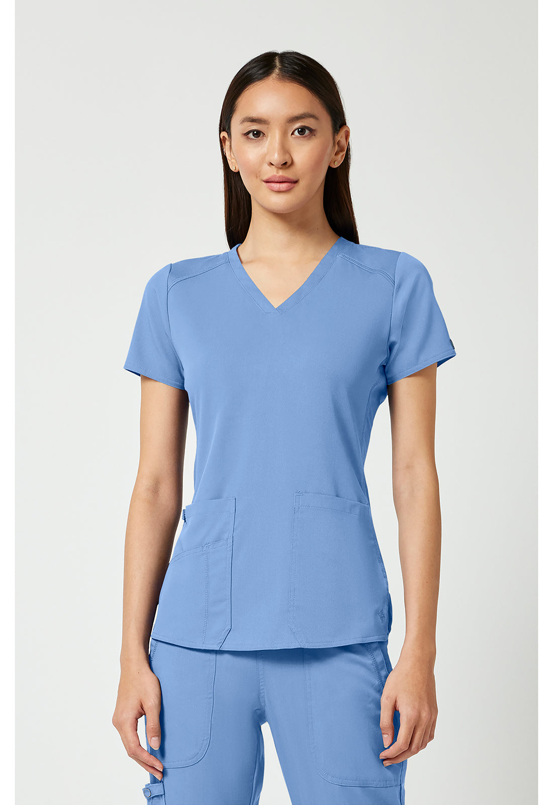 MedCouture V-Neck Shirttail Top