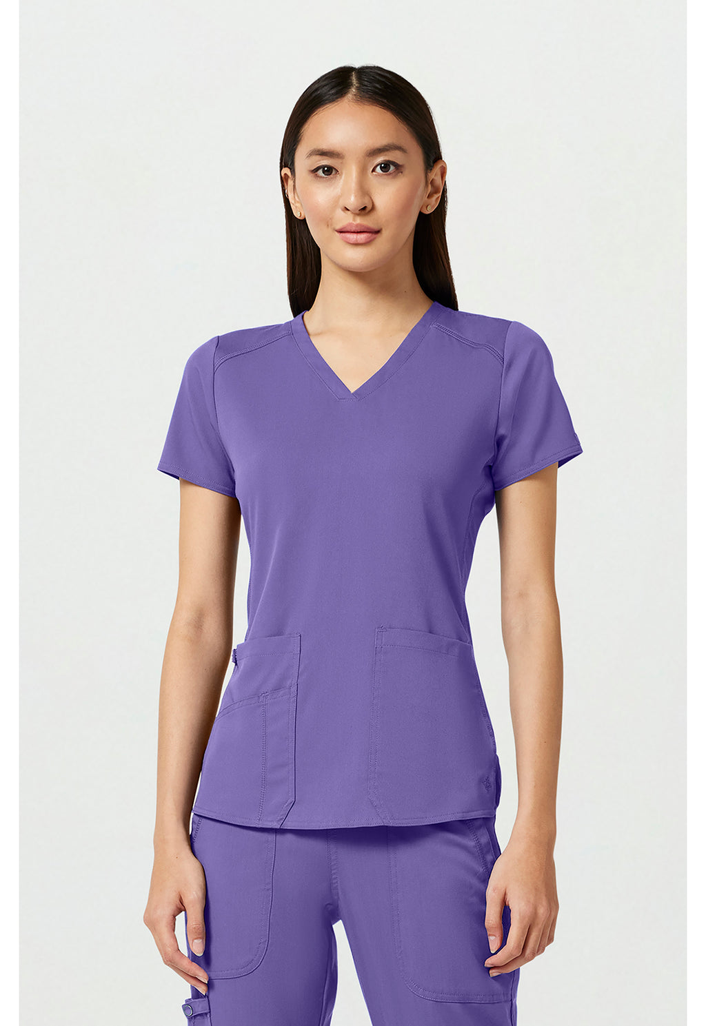 MedCouture V-Neck Shirttail Top