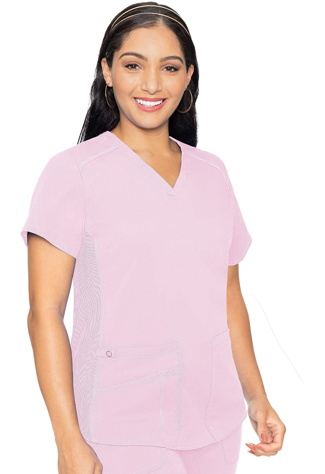 MedCouture V-Neck Shirttail Top