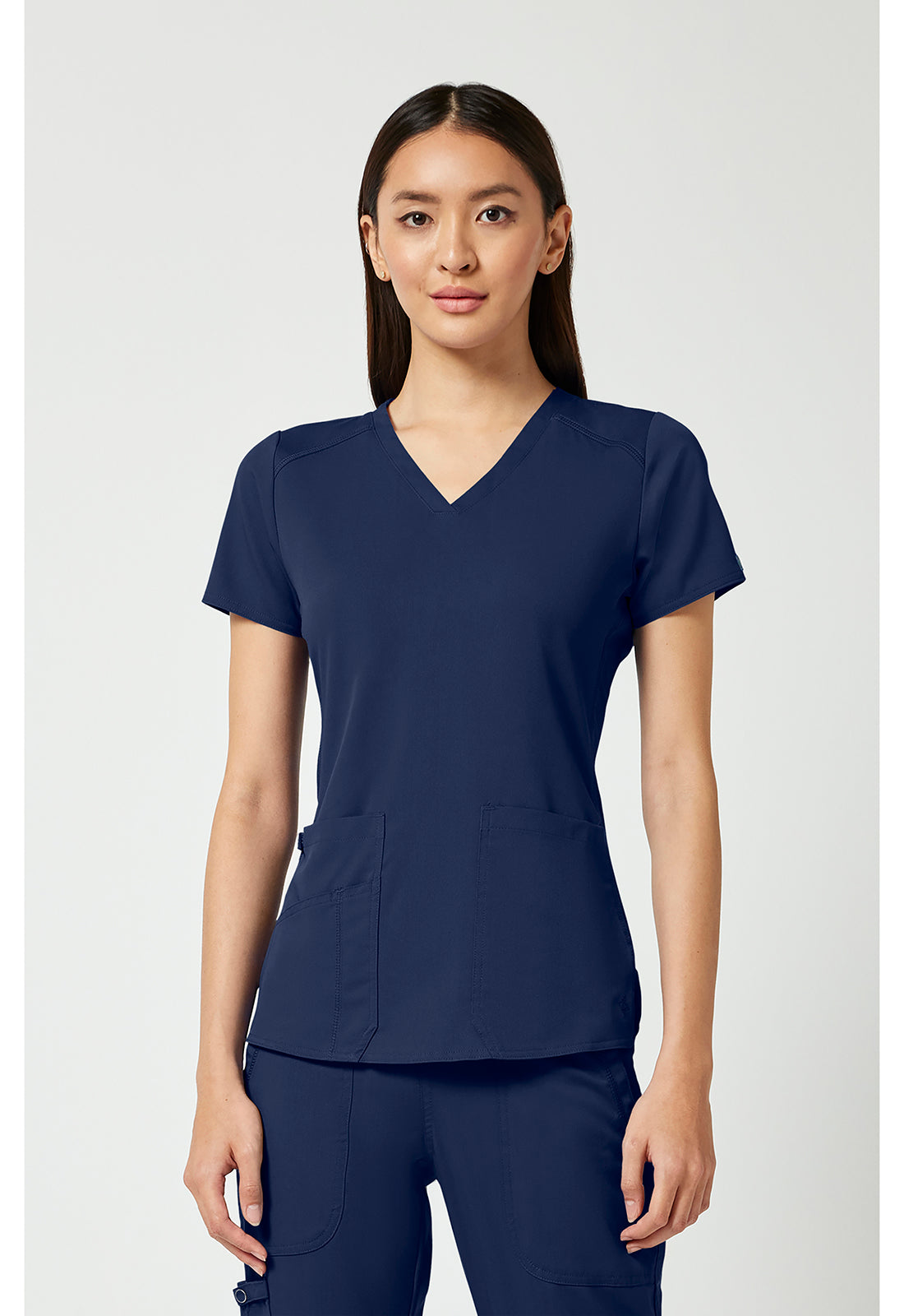 MedCouture V-Neck Shirttail Top