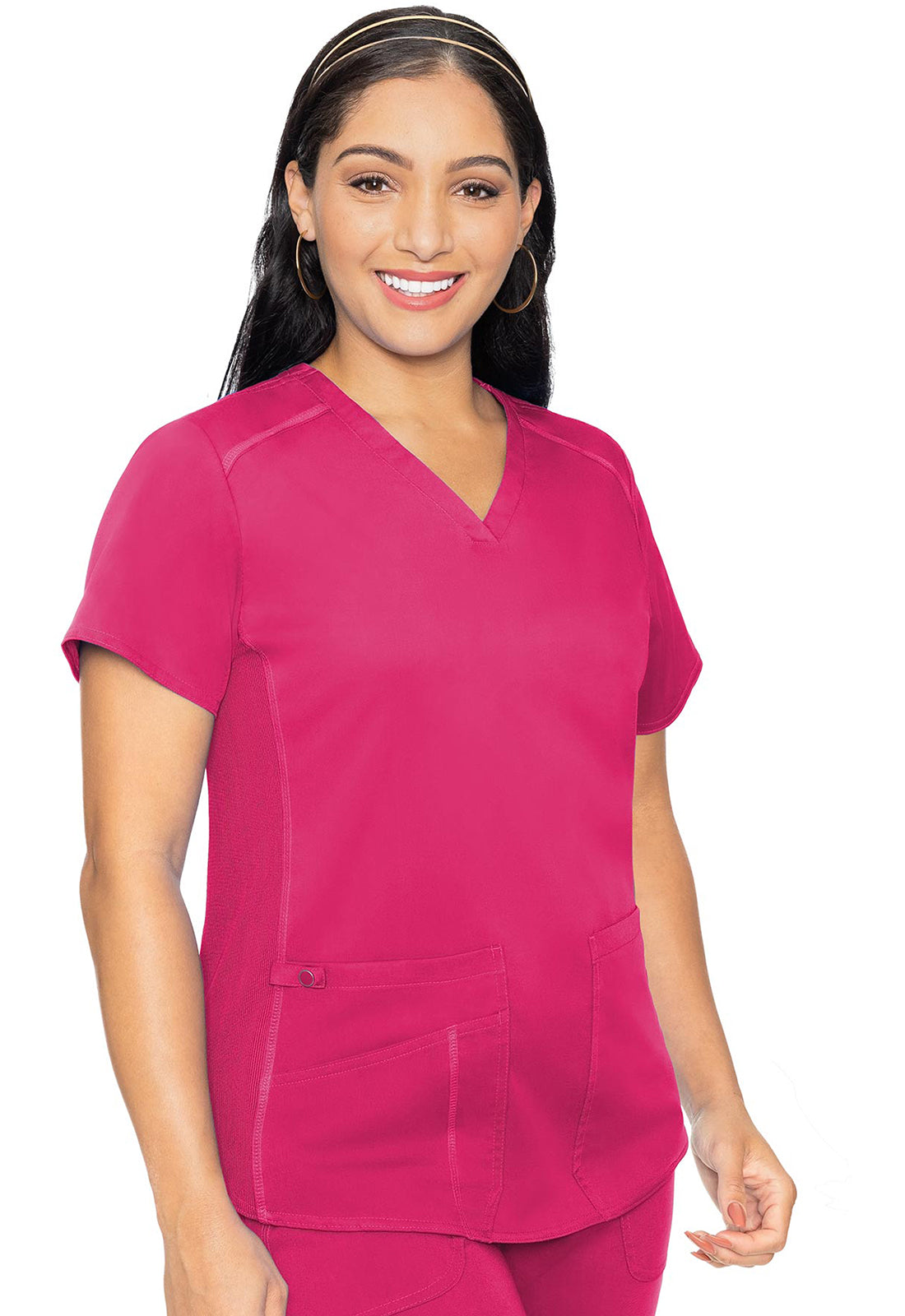 MedCouture V-Neck Shirttail Top