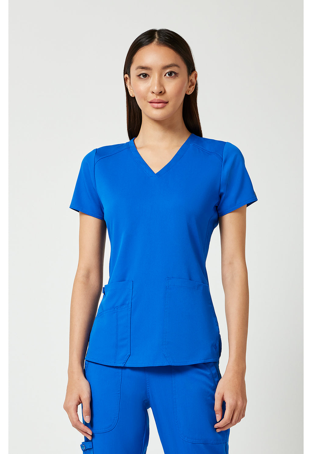 MedCouture V-Neck Shirttail Top