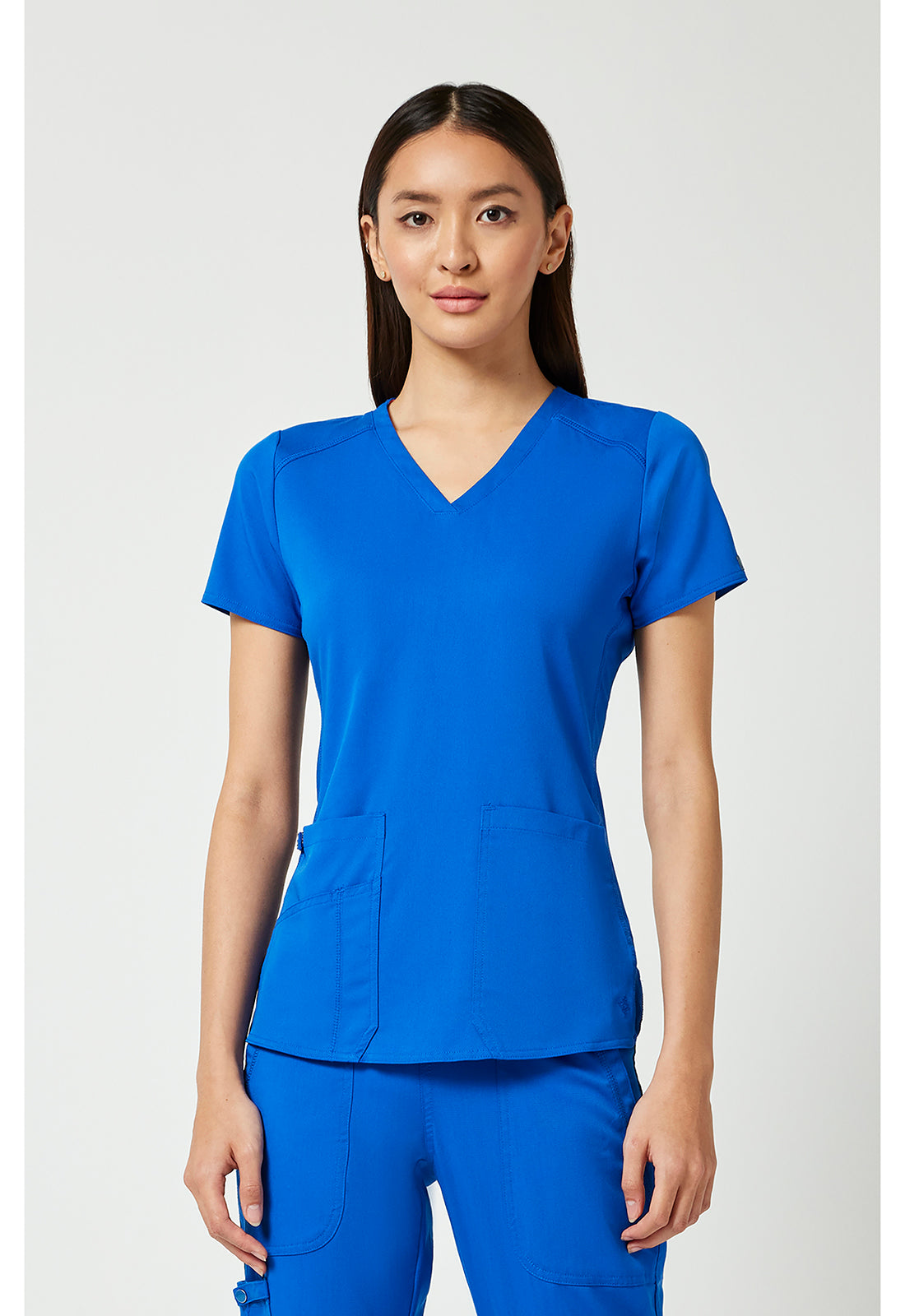 MedCouture V-Neck Shirttail Top