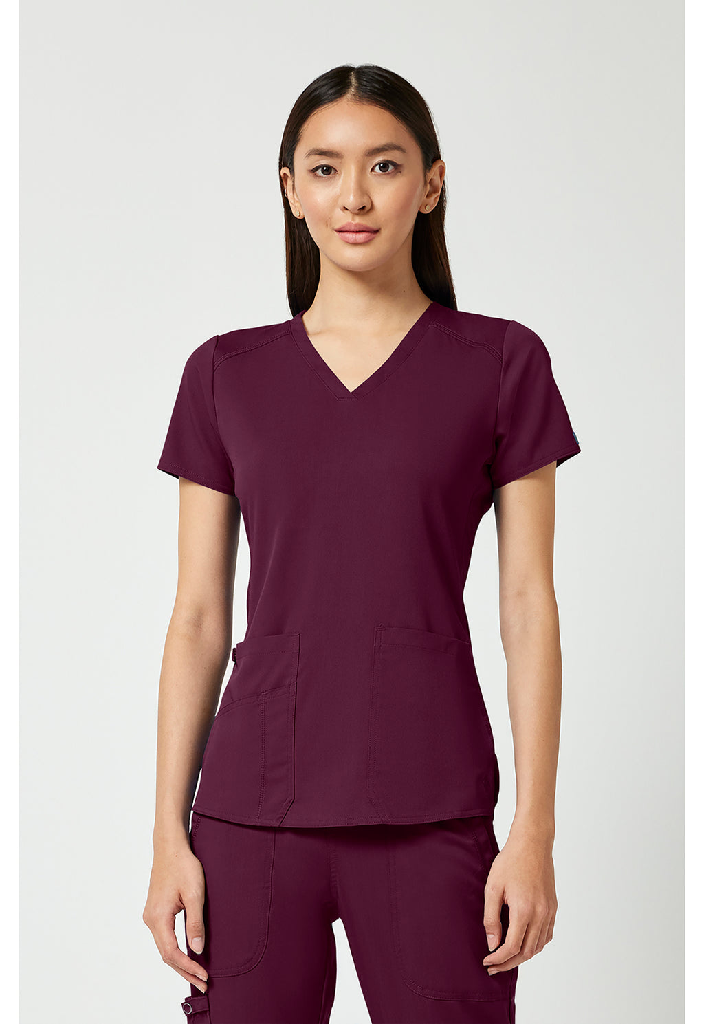 MedCouture V-Neck Shirttail Top