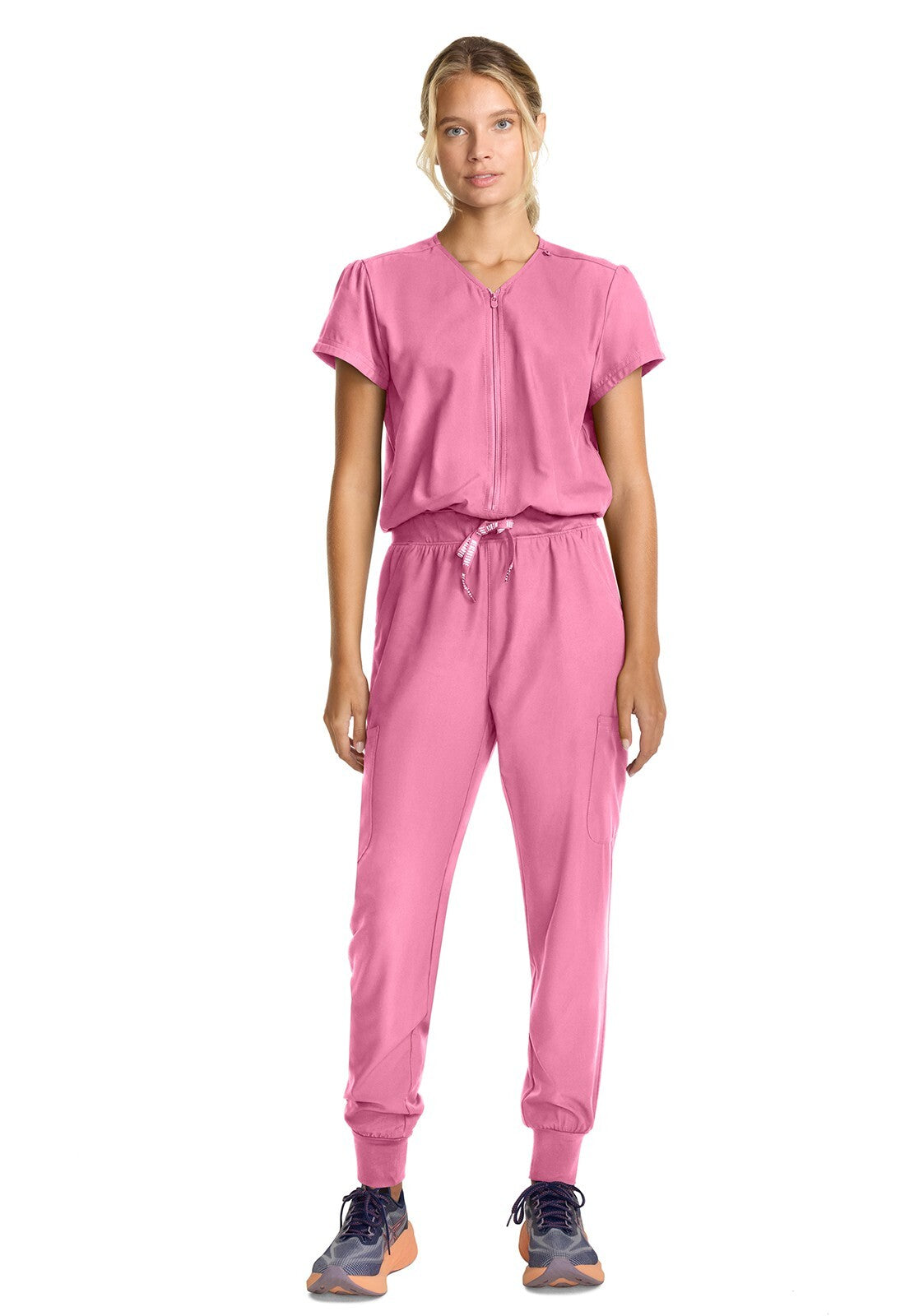 MedCouture Women's Zip Front Jumpsuit